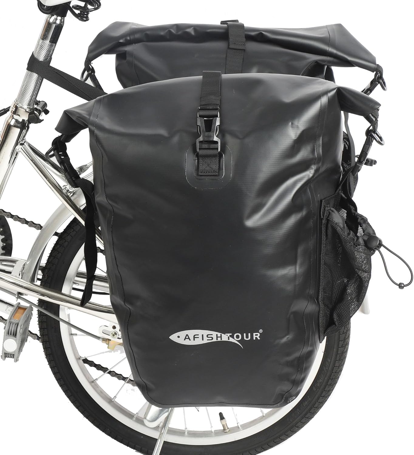 Amazon.co.jp: 【AFISHTOUR】 防水自転車パニアバッグ - 50L サドル